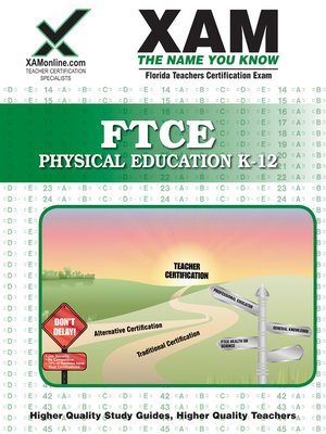 cover image of FTCE Physical Education K-12